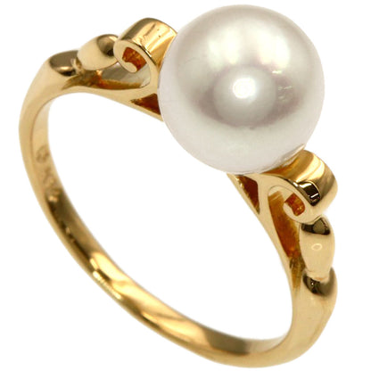 MIKIMOTO Pearl Pearl Ring K14 Yellow Gold Ladies [Used]