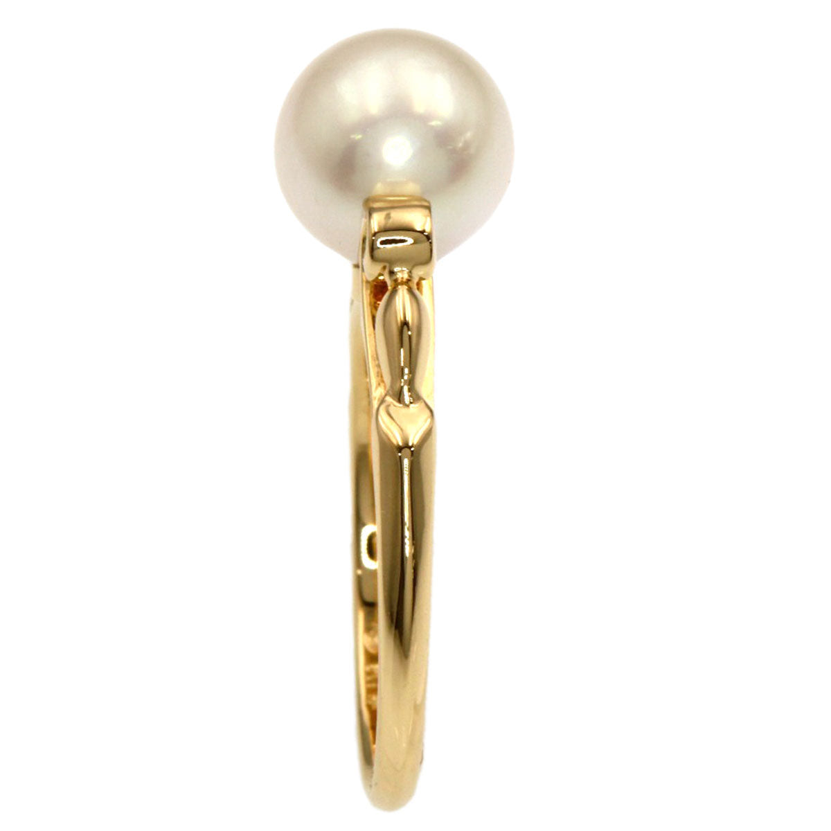 MIKIMOTO Pearl Pearl Ring K14 Yellow Gold Ladies [Used]