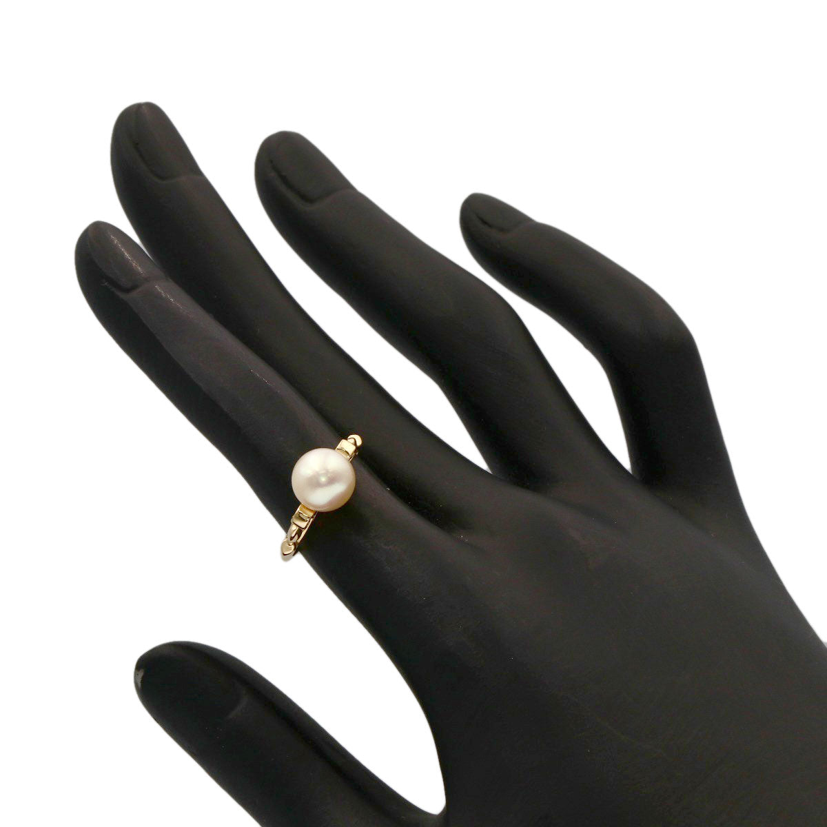 MIKIMOTO Pearl Pearl Ring K14 Yellow Gold Ladies [Used]