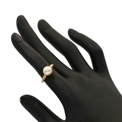 MIKIMOTO Pearl Pearl Ring K14 Yellow Gold Ladies [Used]