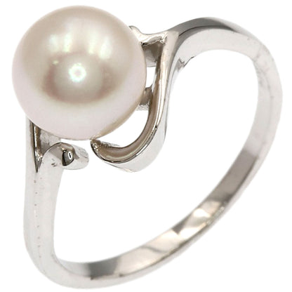 MIKIMOTO Pearl Pearl Ring K14 White Gold Ladies [Used]