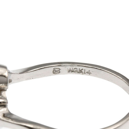 MIKIMOTO Pearl Pearl Ring K14 White Gold Ladies [Used]