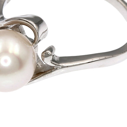 MIKIMOTO Pearl Pearl Ring K14 White Gold Ladies [Used]