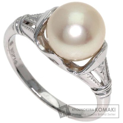 MIKIMOTO Pearl Pearl Ring K14 White Gold Ladies [Used]