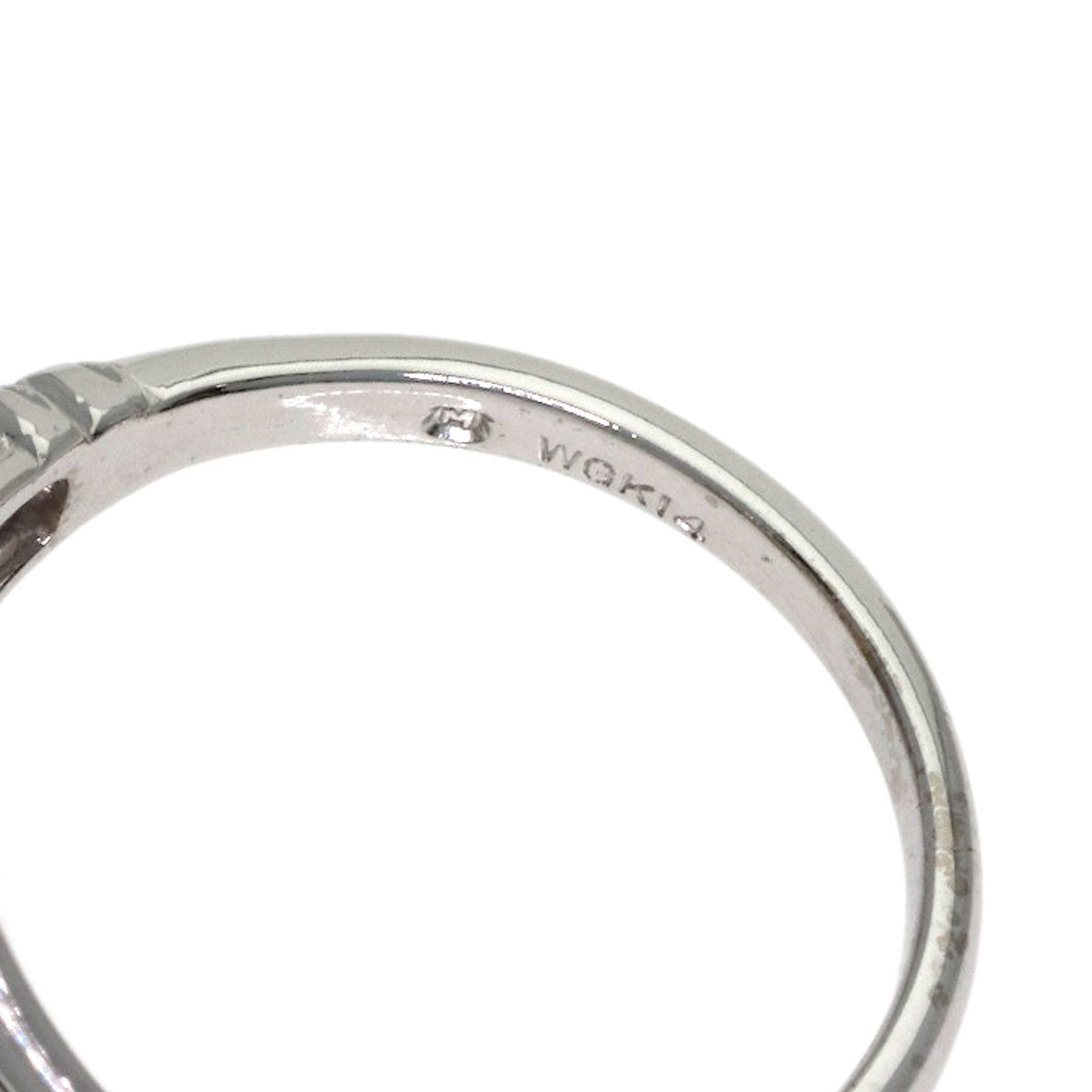MIKIMOTO Pearl Pearl Ring K14 White Gold Ladies [Used]