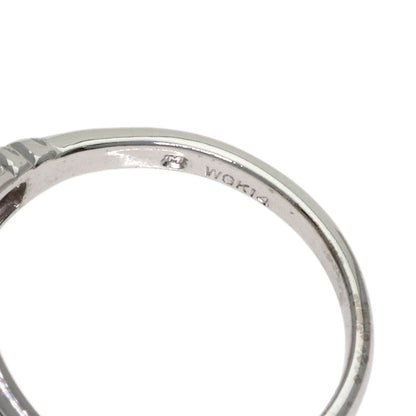 MIKIMOTO Pearl Pearl Ring K14 White Gold Ladies [Used]