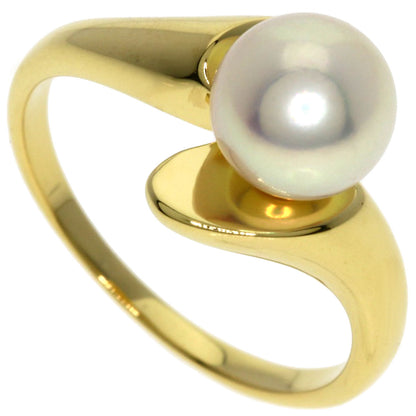 MIKIMOTO Pearl Pearl Ring K18 Yellow Gold Ladies [Used]