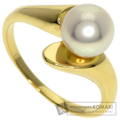 MIKIMOTO Pearl Pearl Ring K18 Yellow Gold Ladies [Used]