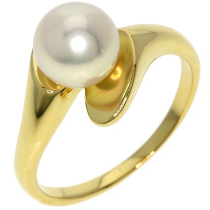 MIKIMOTO Pearl Pearl Ring K18 Yellow Gold Ladies [Used]