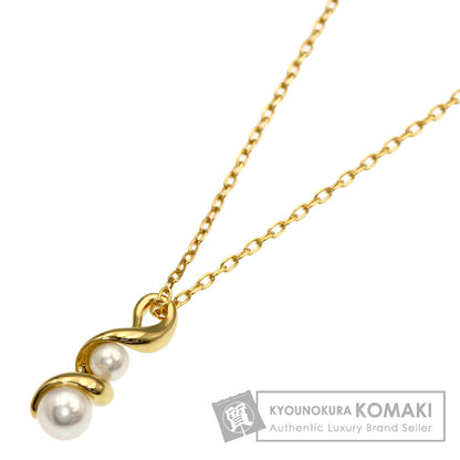 MIKIMOTO Pearl Pearl Necklace K18 Yellow Gold Ladies [Used]
