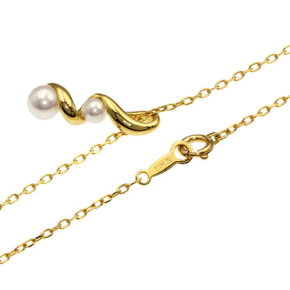 MIKIMOTO Pearl Pearl Necklace K18 Yellow Gold Ladies [Used]