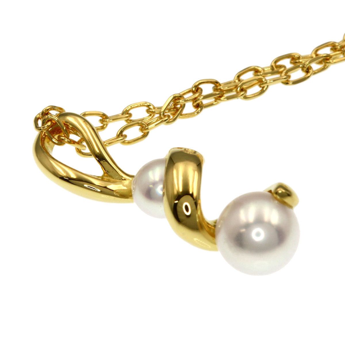 MIKIMOTO Pearl Pearl Necklace K18 Yellow Gold Ladies [Used]