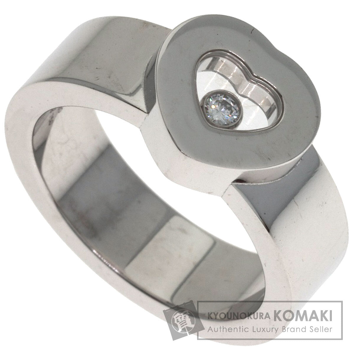 Chopard Happy diamond Ring K18 White Gold Ladies [Used]