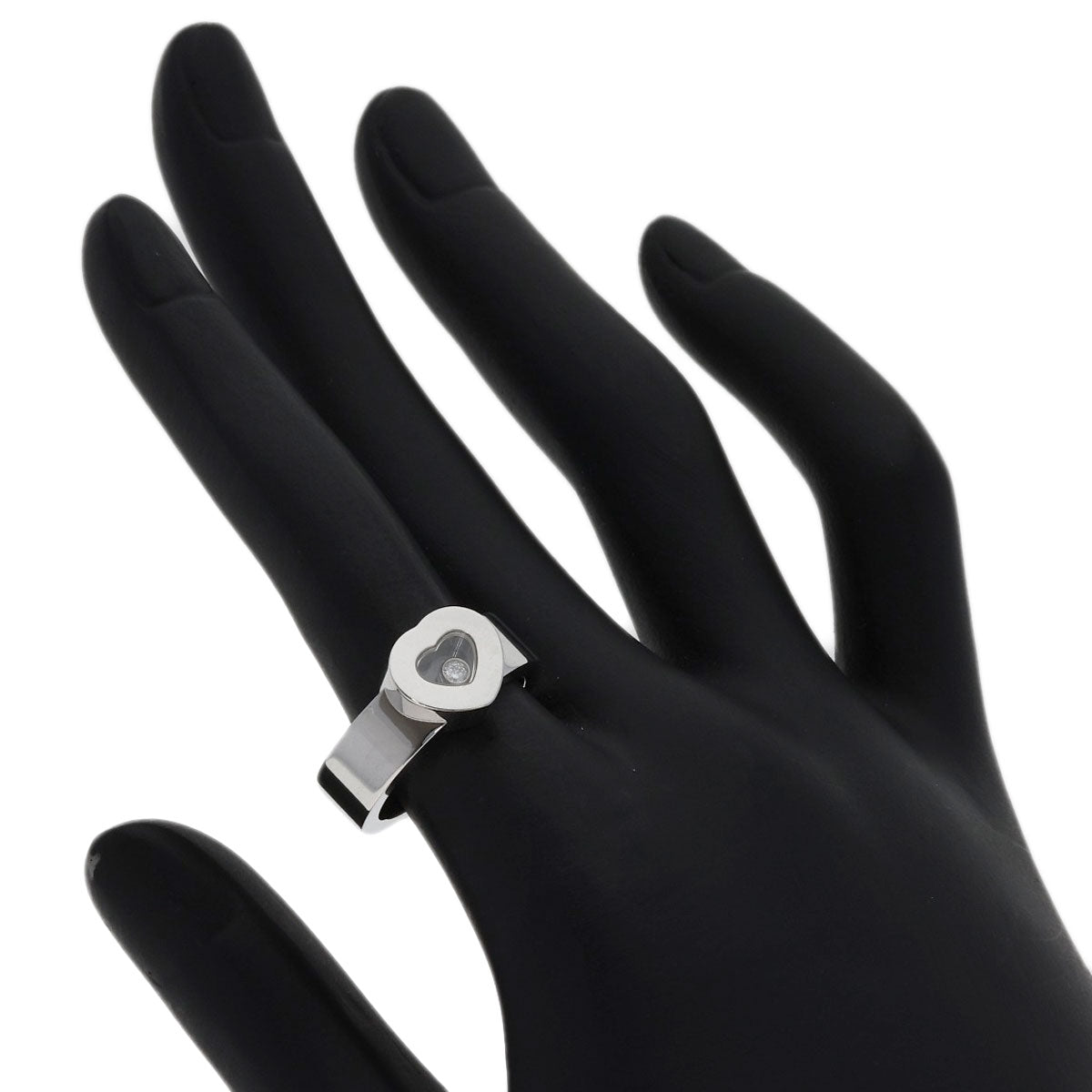 Chopard Happy diamond Ring K18 White Gold Ladies [Used]
