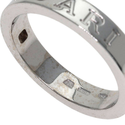 BVLGARI Double logo 1P Diamond Ring K18 White Gold Ladies [Used]