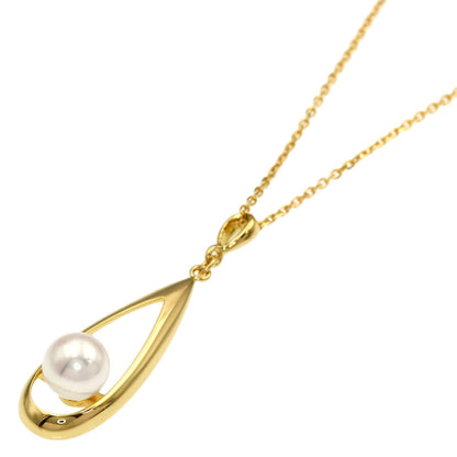 MIKIMOTO Pearl Pearl Necklace K18 Yellow Gold Ladies [Used]