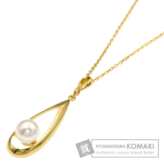 MIKIMOTO Pearl Pearl Necklace K18 Yellow Gold Ladies [Used]