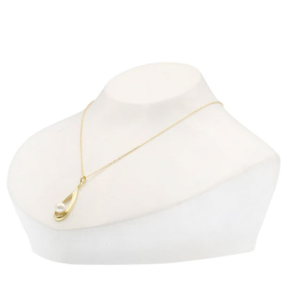 MIKIMOTO Pearl Pearl Necklace K18 Yellow Gold Ladies [Used]