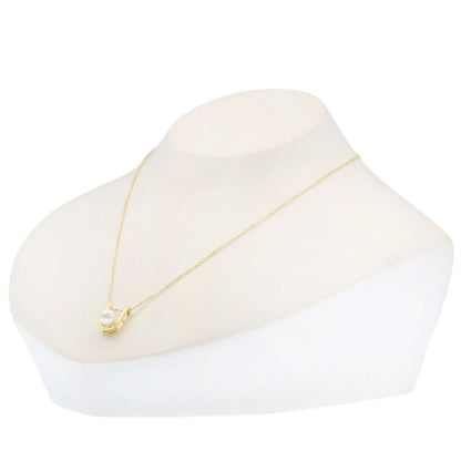 MIKIMOTO Pearl Pearl Necklace K18 Yellow Gold Ladies [Used]