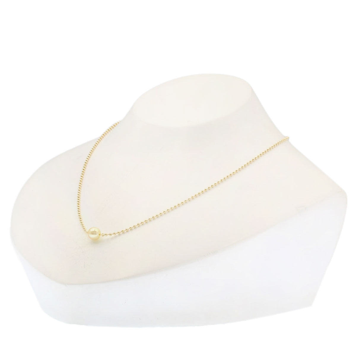 MIKIMOTO Pearl Pearl Necklace K18 Yellow Gold Ladies [Used]
