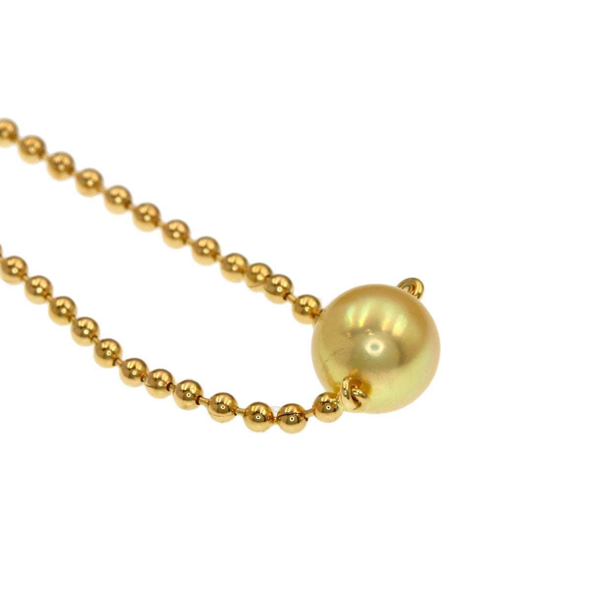 MIKIMOTO Pearl Pearl Necklace K18 Yellow Gold Ladies [Used]