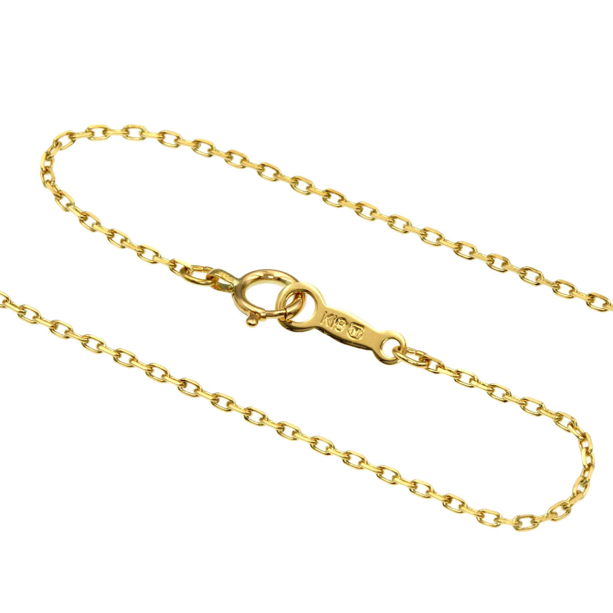 MIKIMOTO Pearl Pearl 3P Diamond Necklace K18 Yellow Gold Ladies [Used]