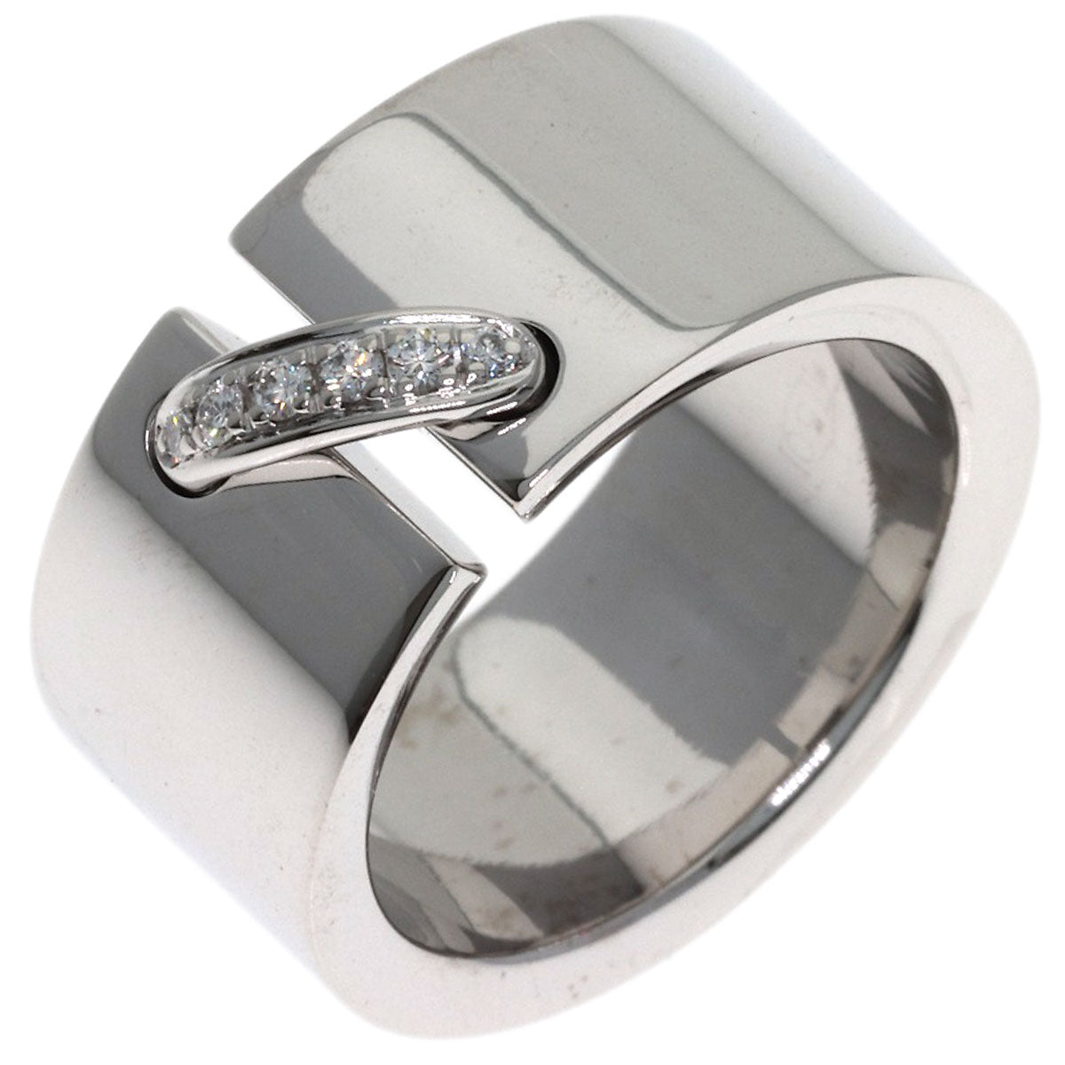 Chaumet Lian Diamond Ring K18 White Gold Ladies [Used]