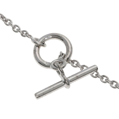 HERMES Serie Diamond Necklace K18 White Gold Ladies [Used]