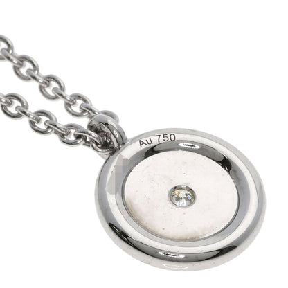 HERMES Serie Diamond Necklace K18 White Gold Ladies [Used]