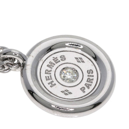 HERMES Serie Diamond Necklace K18 White Gold Ladies [Used]