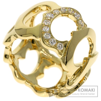 CARTIER C Du Diamond #49 Ring K18 Yellow Gold Ladies [Used]