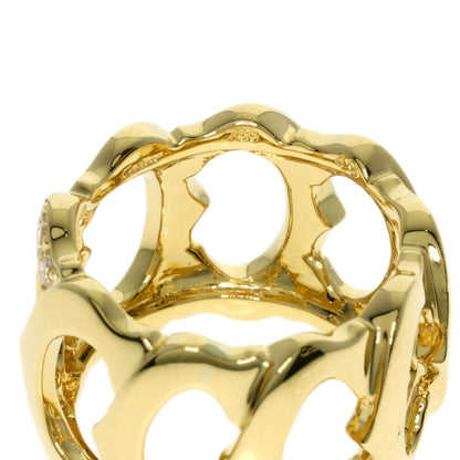 CARTIER C Du Diamond #49 Ring K18 Yellow Gold Ladies [Used]