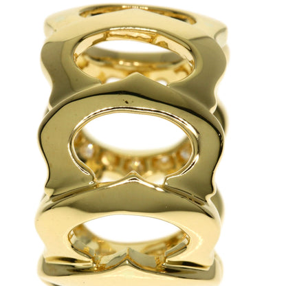 CARTIER C Du Diamond #49 Ring K18 Yellow Gold Ladies [Used]