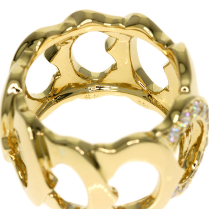 CARTIER C Du Diamond #49 Ring K18 Yellow Gold Ladies [Used]