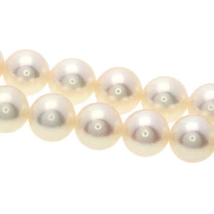 MIKIMOTO Double Pearl Pearl Necklace K14 Yellow Gold Ladies [Used]