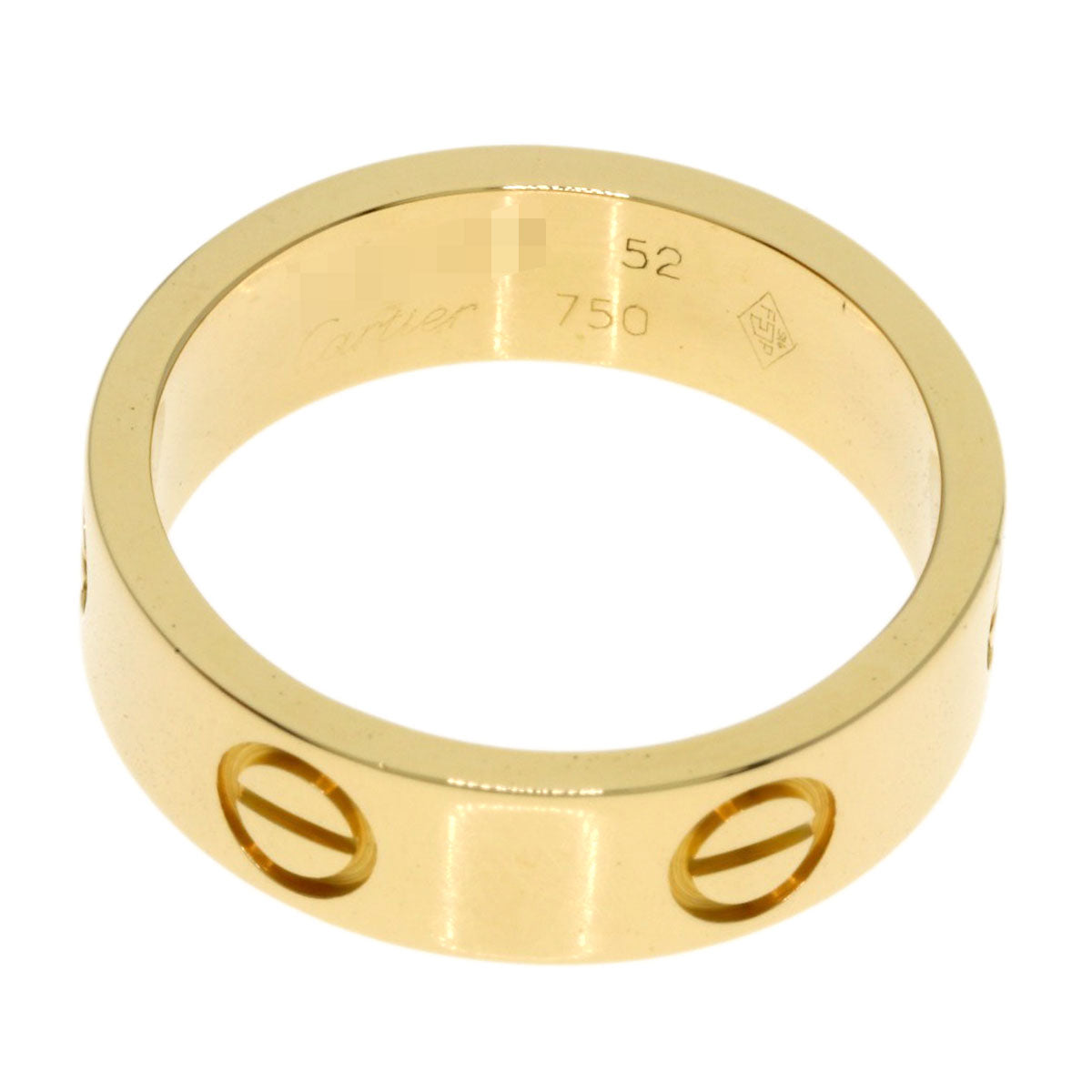 CARTIER love ring #52 Ring K18 Yellow Gold Ladies [Used]