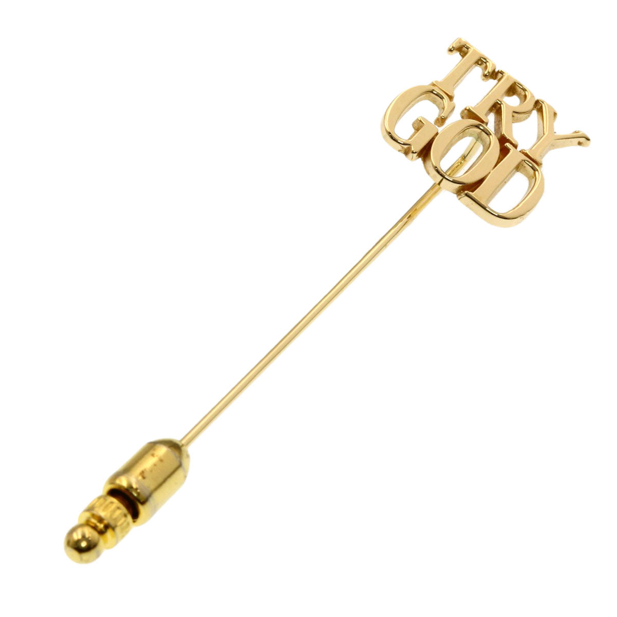 TIFFANY&Co. TRY GOD Pin Brooch Brooch K14 Yellow Gold Ladies [Used]