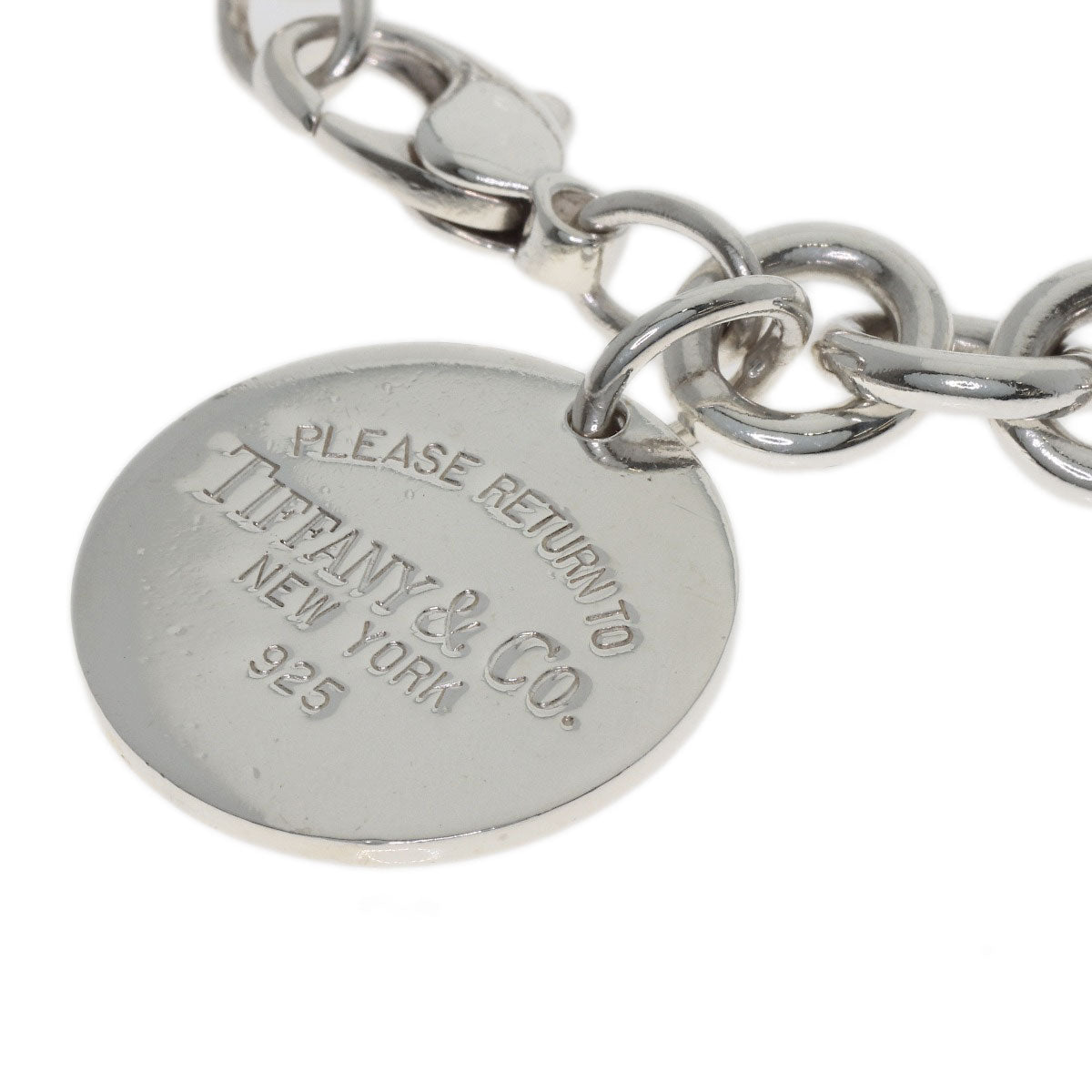 TIFFANY&Co. Return to round tag Bracelet Silver Ladies [Used]