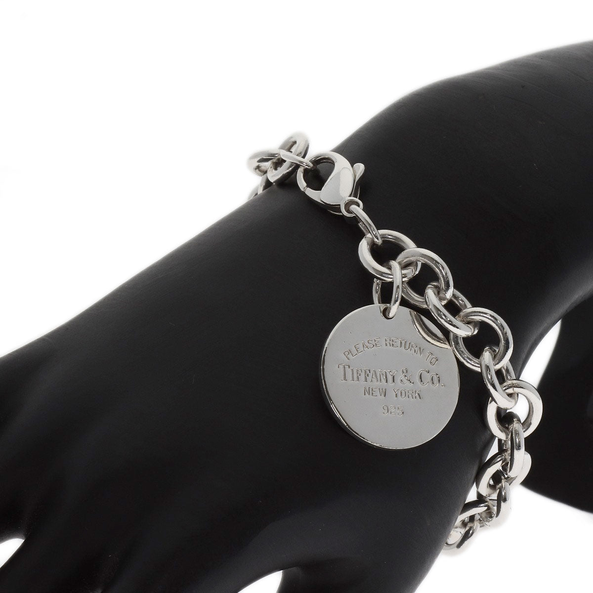 TIFFANY&Co. Return to round tag Bracelet Silver Ladies [Used]