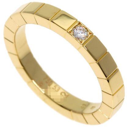 CARTIER Lanieres 1P Diamond #53 Ring K18 Yellow Gold Ladies [Used]