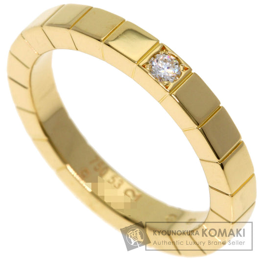 CARTIER Lanieres 1P Diamond #53 Ring K18 Yellow Gold Ladies [Used]