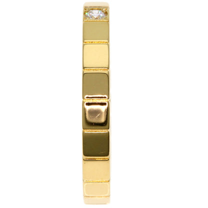 CARTIER Lanieres 1P Diamond #53 Ring K18 Yellow Gold Ladies [Used]