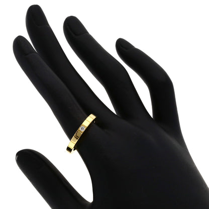 CARTIER Lanieres 1P Diamond #53 Ring K18 Yellow Gold Ladies [Used]