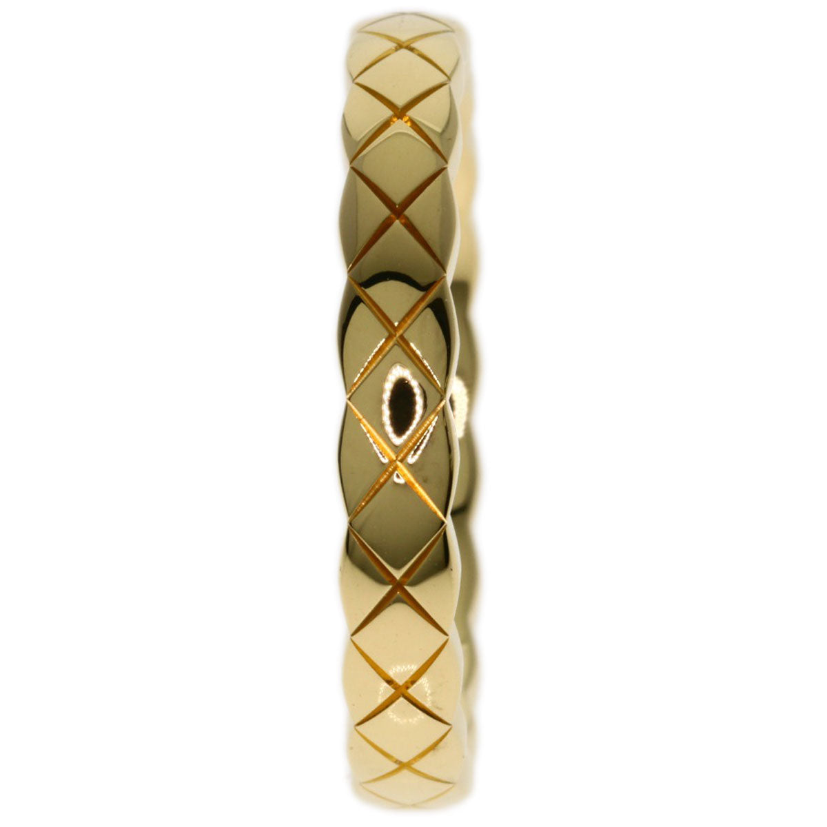 CHANEL Coco Crush Mini Model #58 Ring K18 Yellow Gold Ladies [Used]