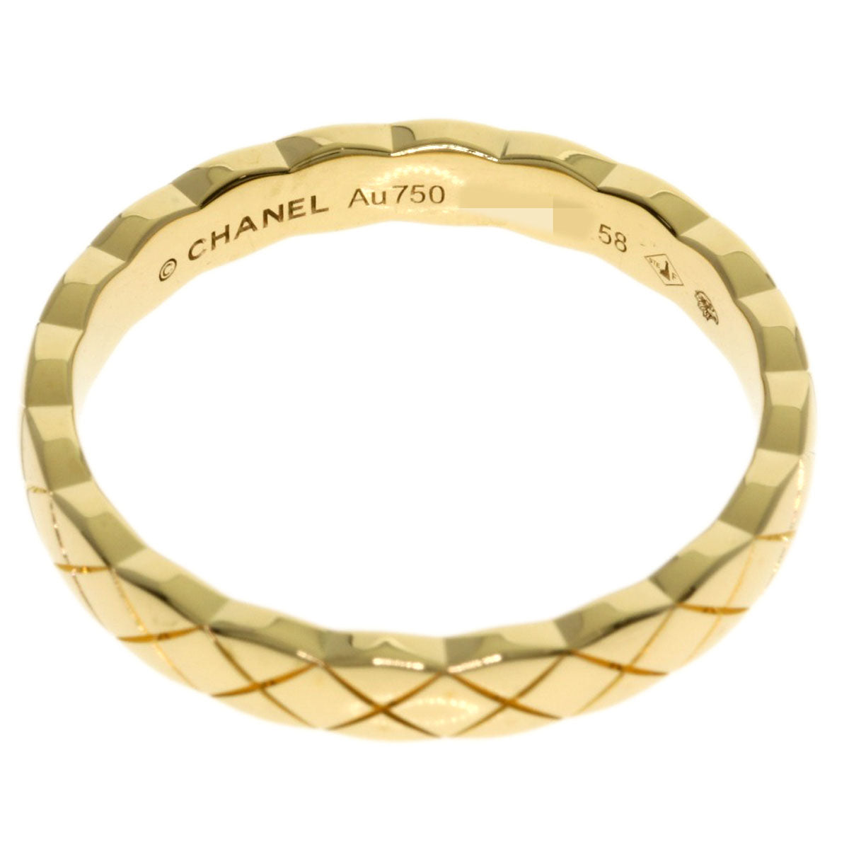 CHANEL Coco Crush Mini Model #58 Ring K18 Yellow Gold Ladies [Used]