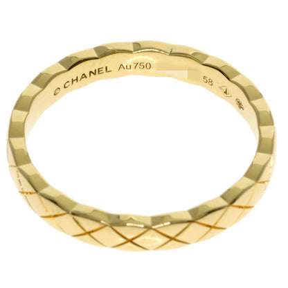 CHANEL Coco Crush Mini Model #58 Ring K18 Yellow Gold Ladies [Used]