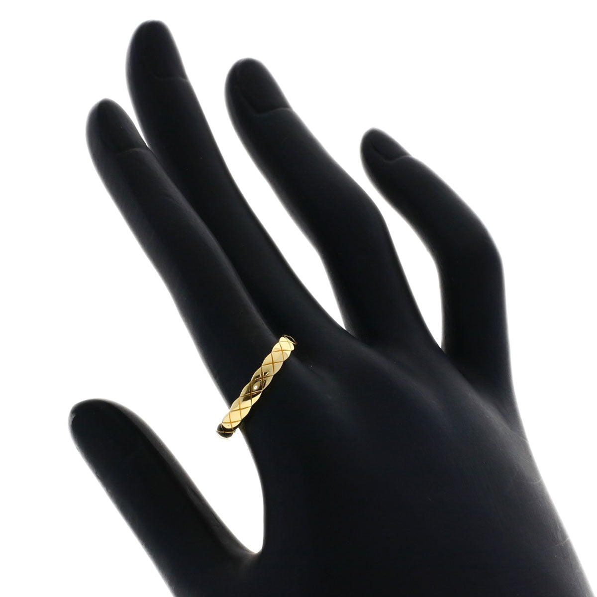 CHANEL Coco Crush Mini Model #58 Ring K18 Yellow Gold Ladies [Used]
