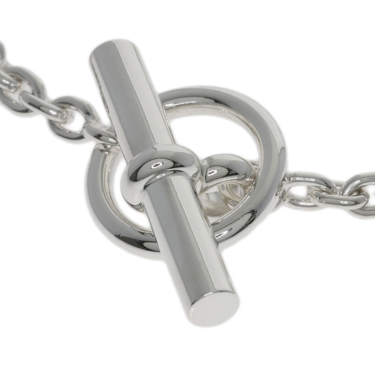 HERMES Shane Dunkle Farandole Bracelet Silver Ladies [Used]