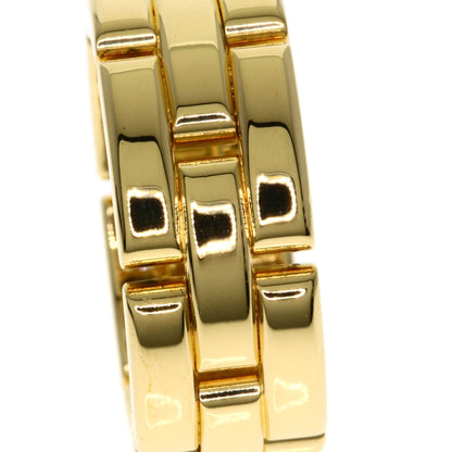 CARTIER Maillon Panthere Half Diamond #51 Ring K18 Yellow Gold Ladies [Used]