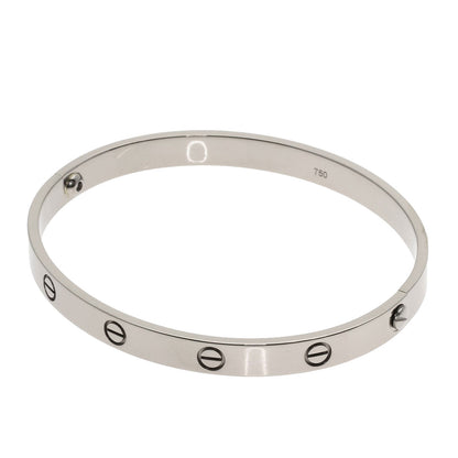 CARTIER LOVE Bracelets #20 (Driver not included) Bracelet K18 White Gold Ladies [Used]
